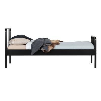 WOOOD Bed 'Mees' 90 x 200cm, kleur Zwart