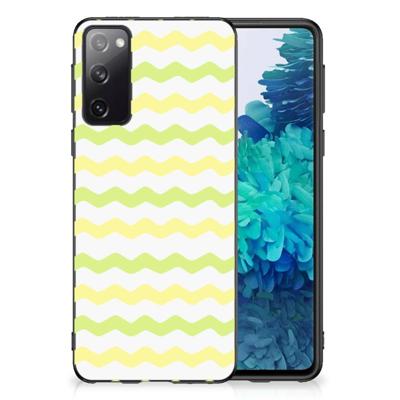 Samsung Galaxy S20 Bumper Case Waves Yellow