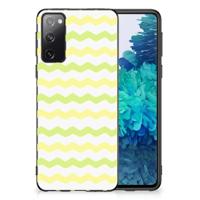 Samsung Galaxy S20 Bumper Case Waves Yellow - thumbnail