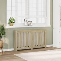 VidaXL Radiatorombouw 149x20x82 cm bewerkt hout sonoma eikenkleurig - thumbnail