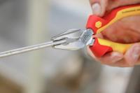 Wiha Combinatietang Professional electric met DynamicJoint® en OptiGrip met extra lang snijvlak | 200 mm | 8" | In blister - 27419 - 27419 - thumbnail