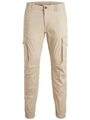 JACK & JONES JUNIOR slim fit broek JJIPAUL beige