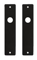 Kortschild type 180/41 blind tbv loopslot zwart - thumbnail