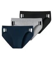 3-pack heren Rio slip 95/5 - Stripe - Hoog opgesneden heren onderbroek - Stoffen band - Biologisch katoen - thumbnail
