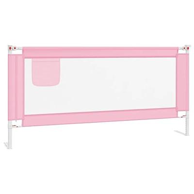 VidaXL Bedhekje peuter 190x25 cm stof roze
