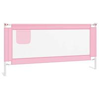 VidaXL Bedhekje peuter 190x25 cm stof roze - thumbnail
