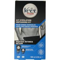 Veet Men hair removal kit intimate body parts 150 Milliliter - thumbnail