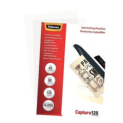 Fellowes lamineerhoes Capture125 ft A2, 250 micron (2 x 125 micron), pak van 50 stuks
