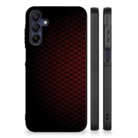 Samsung Galaxy A15 Back Case Geruit Rood - thumbnail