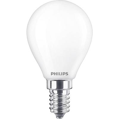 Philips LED 77771500 LED-lamp Energielabel F (A - G) E14 Kogel 4.3 W = 40 W Warmwit (Ø x h) 4.5 cm x 8.2 cm 2 stuk(s)