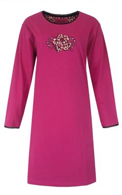 Irresistible dames nachthemd lange mouw - Pink