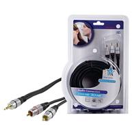 Extra hoge kwaliteit stereo mini jack naar 2x tulp kabel [diverse... - thumbnail