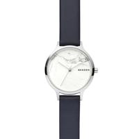 Horlogeband Skagen SKW2719 Leder Blauw 14mm - thumbnail