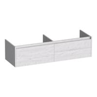 Brauer Embrace - Onderkast - 140 cm - met 2 Softclose Lades Greeploos en 2 Sifon Uitsparingen - Forest Seashell - thumbnail