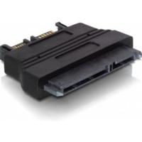 Delock Adapter Schijf [1x Slimline SATA-stekker 7+6-polig - 1x SATA-combi-bus 15+7-polig] Zwart - thumbnail
