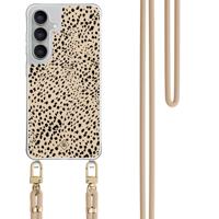 Samsung Galaxy S25 FE hoesje met beige koord - Spot on - thumbnail