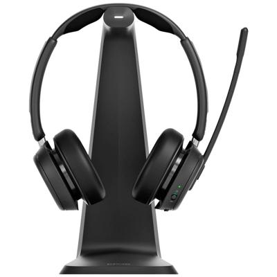 EPOS Impact 1061 ANC On Ear headset Bluetooth Stereo Zwart Noise Cancelling Headset, Incl. oplaad- en dockingstation Computer EPOS Impact 1061 ANC On Ear headset Bluetooth Stereo Zwart Noise Cancelling Headset, Incl. oplaad- en dockingstation Computer