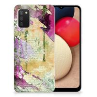 Hoesje maken Samsung Galaxy A02s Letter Painting - thumbnail
