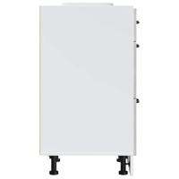 Keuken onderkast Lucca bewerkt hout betongrijs - thumbnail