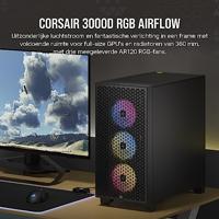Corsair 3000D Airflow RGB midi tower behuizing - thumbnail