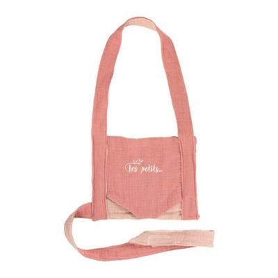 Poppen Draagzak - Gekreukt katoen Roze Poppen Draagzak - Gekreukt katoen Roze