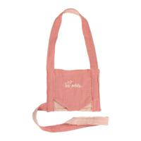 Poppen Draagzak - Gekreukt katoen Roze - thumbnail