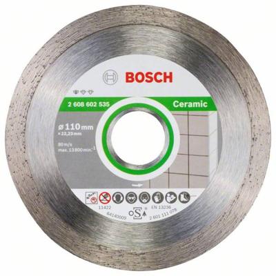 Bosch Accessories 2608602535 2608602535 Diamanten doorslijpschijf Diameter 110 mm 1 stuk(s) Bosch Accessories 2608602535 2608602535 Diamanten doorslijpschijf Diameter 110 mm 1 stuk(s)