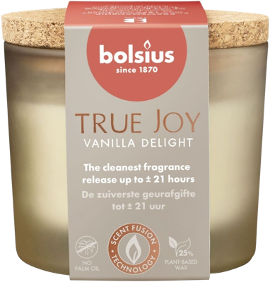 Bolsius geurglas 66/83 vanilla delight