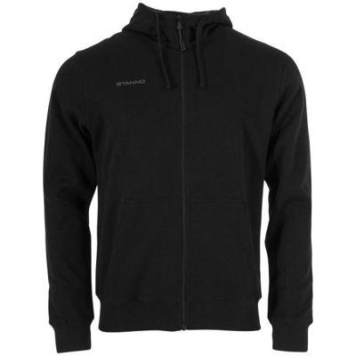 Stanno 465005 Base Hooded Full Zip Sweat Top - Black - XL