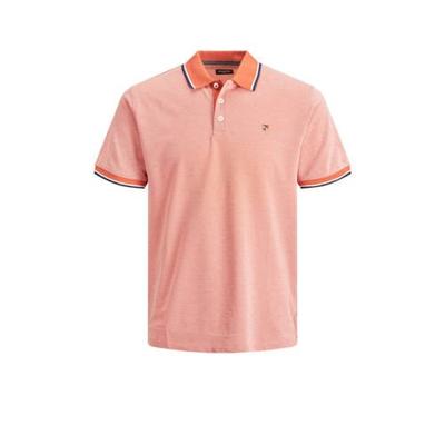JACK & JONES PREMIUM regular fit polo zalm