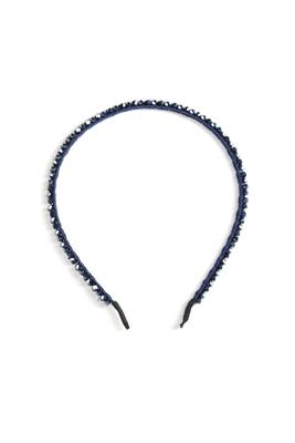 Le Chic winter diadeem meisjes - navy blauw - Royal-e - glitterstenen
