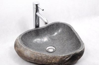 Saniclear Natural riviersteen waskom 30-39cm Saniclear Natural riviersteen waskom 30-39cm