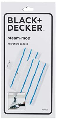 BLACK+DECKER AutoSelect Steam Mop Stoomdoeken FSMP20 vloerwisserovertrek 2 stuks BLACK+DECKER AutoSelect Steam Mop Stoomdoeken FSMP20 vloerwisserovertrek 2 stuks