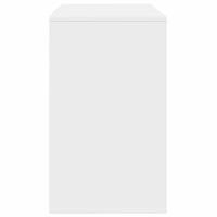 Dressoir met lade Wit 120 x 41 x 75 cm Bewerkt hout - thumbnail