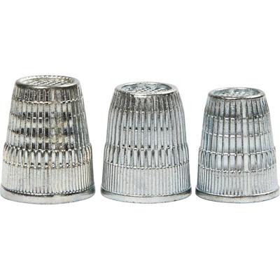 Creativ Company Vingerhoedjes, d 15+16+17 mm, 3 stuk/ 1 doos