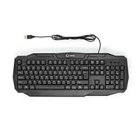 Bedraad Gamingtoetsenbord | USB 2.0 | Amerikaanse Internationale Indeling | Zwart - thumbnail