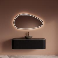 Badkamermeubelset Gliss Design Alluro 140 cm Black Veneer - thumbnail