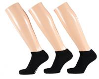 3-paar bamboe sneaker sokken - Enkelsokken viscose - thumbnail