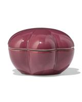 HEMA Opbergbakje 12x11x7.5cm keramiek bloemvorm paars (donkerpaars) - thumbnail