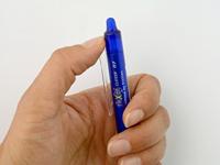 Pilot gelroller Frixion Ball Clicker, blister van 4 stuks (1 gelroller + 3 vullingen), blauw - thumbnail
