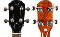 Flight Rock Series Vanguard Transparent Black elektrische solidbody tenor ukelele met gigbag - thumbnail