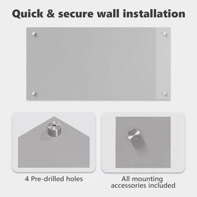 VidaXL Keuken spatscherm lichtgrijs 80 x 40 cm gehard glas