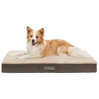 TRIXIE VITAL MATRAS BENDSON ORTHOPEDISCH DONKERBRUIN / BEIGE 100X65X11 CM - thumbnail
