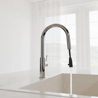 Schutte BLACKPOOL Keukenkraan | Chroom | Met uittrekbare uitloop - 79516 Schutte BLACKPOOL Keukenkraan | Chroom | Met uittrekbare uitloop - 79516