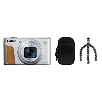 Canon PowerShot SX740 HS LITE EDITION Silver Travel kit Joby