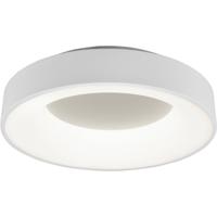 LED Plafondlamp - Plafondverlichting - Trion Gurano - 27W - Natuurlijk Wit 4000K - Dimbaar - Rond - Mat Wit - Aluminium - thumbnail