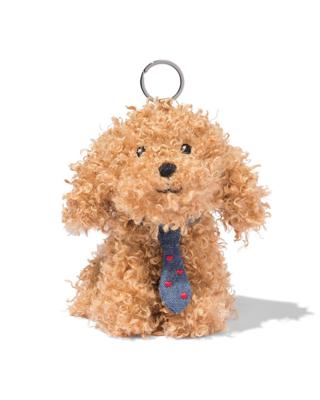 HEMA Sleutelhanger 9x9x12cm hond met das