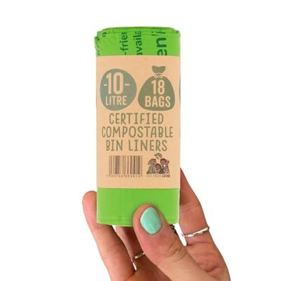 Eco Green Living Composteerbare afvalzakken 10 liter - 20 stuks Eco Green Living Composteerbare afvalzakken 10 liter - 20 stuks