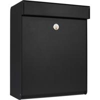 Design brievenbus Allux Grundform zwart - thumbnail