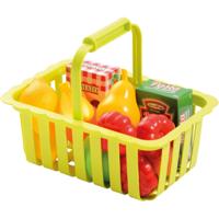 Ecoffier Ecoiffier 100% chef winkelmandje met accessoires - thumbnail